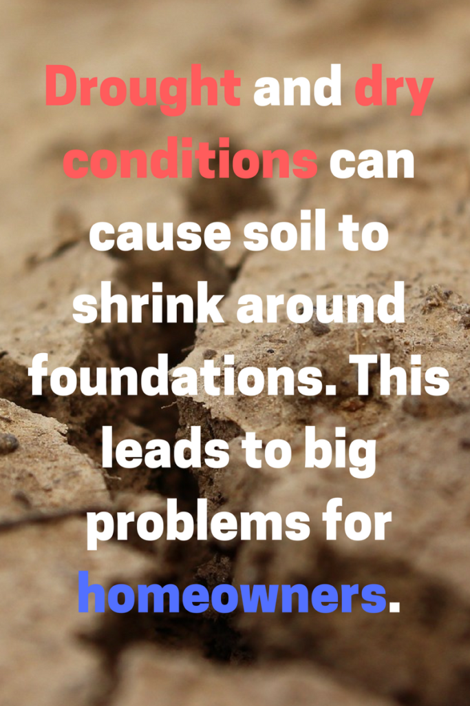 drought, soil, foundation repair