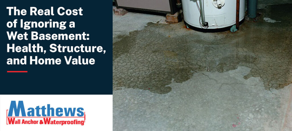 Wet basement and cost to fix