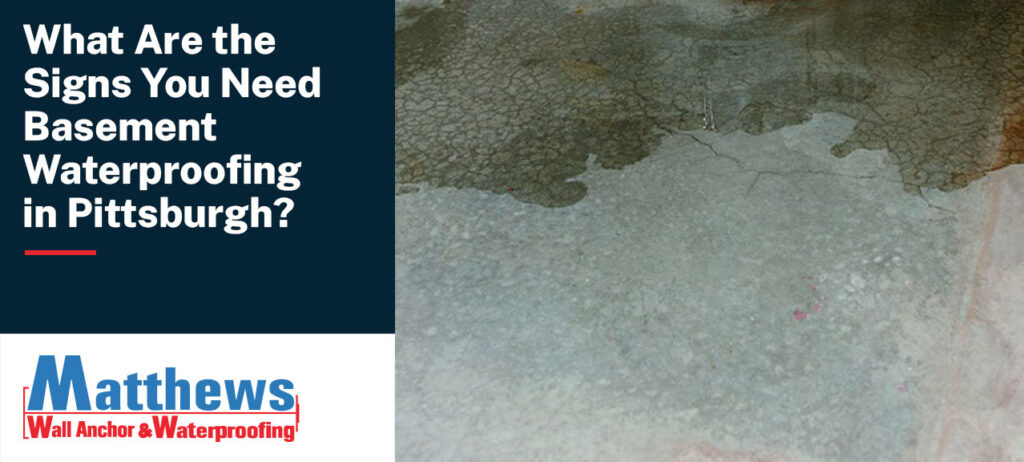 pittsburgh basement waterproofing