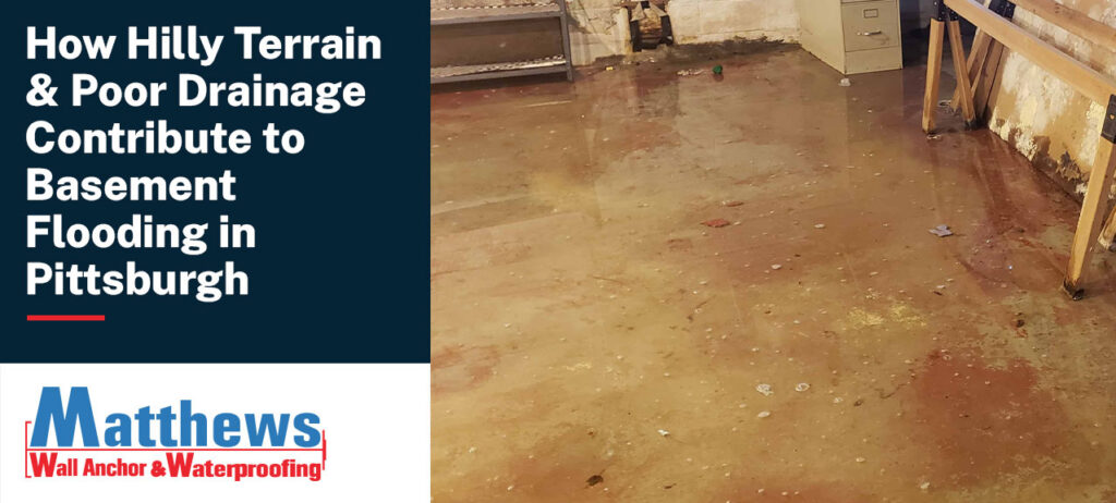poor drainage in pittsburgh